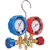 Манометричний колектор HONGSEN HS-536C комлект (R22, 134a, 404A, 407c, корпус - латунь)