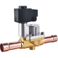 Соленоїдний вентиль HONGSEN HVD40-13T з котушкою 220 В (пайка 1 5/8", 25м?/ч, 45 Бар)