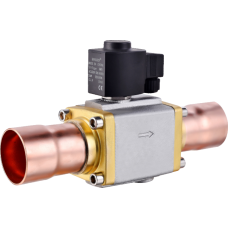 Соленоїдний вентиль HONGSEN HVP40-13T з котушкою 220 В (пайка 1 5/8", 25м?/ч, 45 Бар)