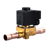 Соленоїдний вентиль HONGSEN HV15M5T з котушкою 220 В (пайка 5/8", 2,6м?/ч, 45 Бар)