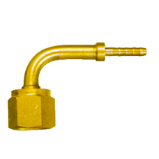 Фітинг кутовий 90? з гайкою 1/4" до капіляра гнучкого ПВХ