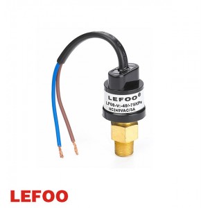 Реле тиску LEFOO LF08A HP (ON-290psi / OFF-377psi, 7/16UNF, 240VAC)