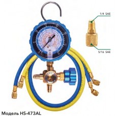 Манометричний колектор (LP) HONGSEN HS-473AL-60" комплект (R410, 22, 134a, 407с, корпус - латунь) Манометричний колектор (LP) HONGSEN HS-473AL-60" комплект (R410, 22, 134a, 407с, корпус - латунь)