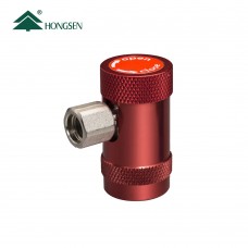 Муфта швидкознімна HONGSEN  HS-MH-1234 з блокуванням, з адаптером M12*1,5-1/4SAE (R1234yf)