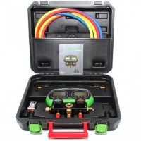 Манометричний колектор Super Stars ST-B268D комплект (R410A, 22, 407С, 404A, шланги 60", чемодан)