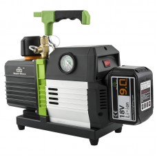 Вакуумний насос 2-х ст. з літієвим акум. Super Stars ST-С4BM-P04 (127 л/хв, 1/4HP. 1/4 & 3/8")