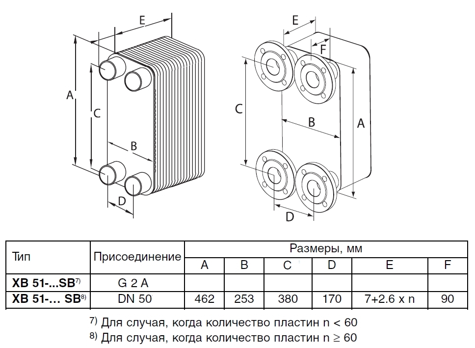 Схема стяжки теплообменника